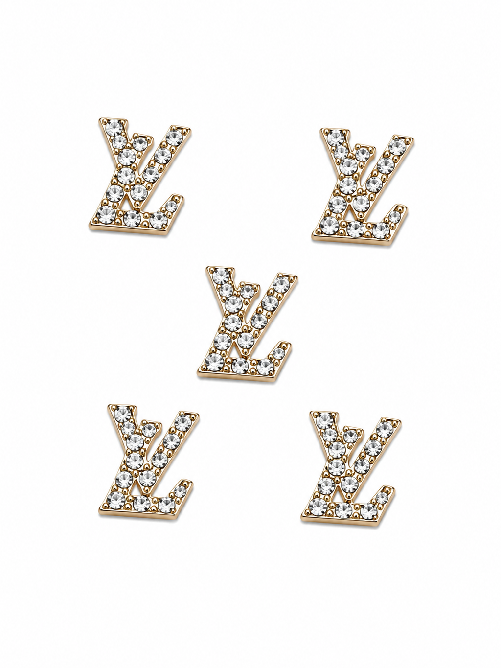 LV gold charm (5pc)