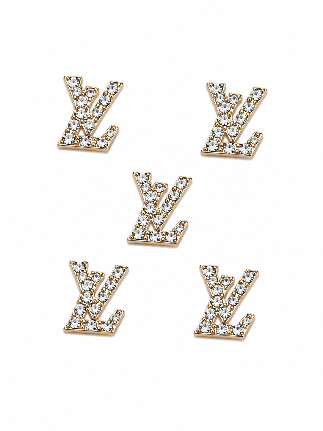 LV gold charm (5pc)