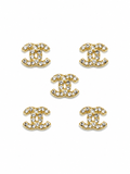 Double c gold charm (5pc)