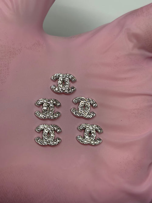 Double c sliver charm (5pc) (thicker)