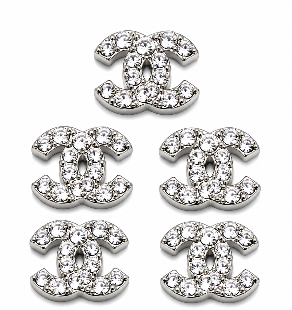 Double c sliver charm (5pc) (thicker)