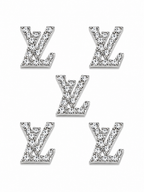 LV sliver charm (5pc)