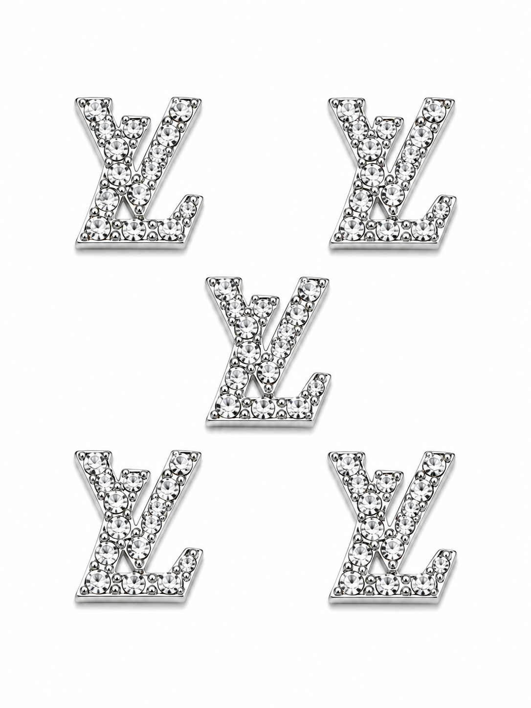 LV sliver charm (5pc)